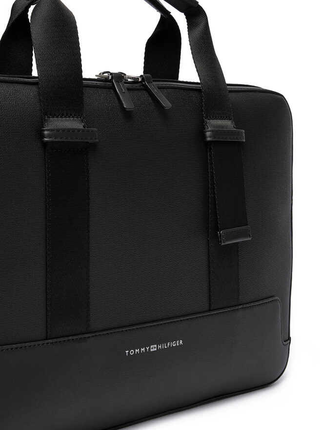 Tommy Hilfiger Laptoptasche Tommy Hilfiger Th Modern Computer Bag AM0AM13637 Schwarz