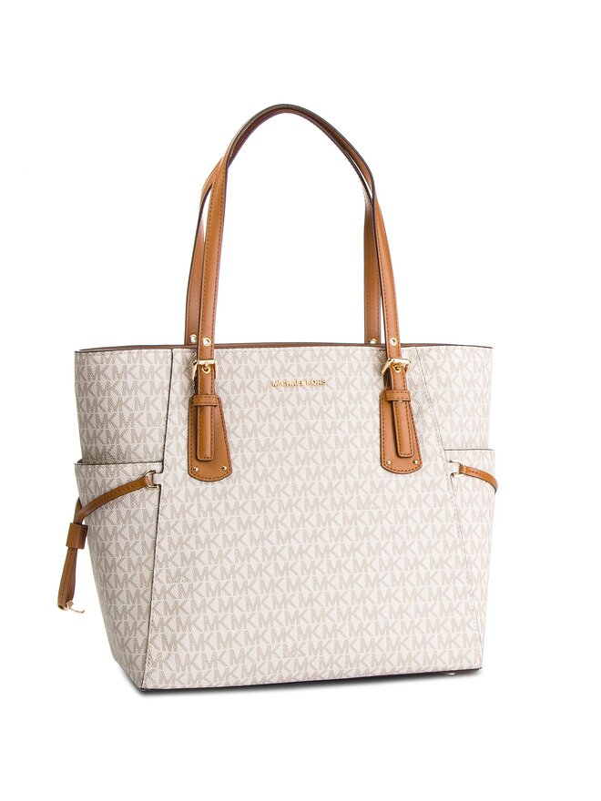 Sac a main MICHAEL Michael Kors Voyager 30T8GV6T4B Beige chaussures