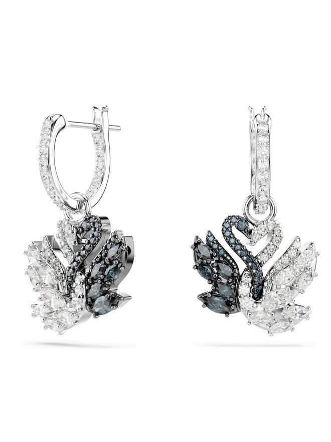 Swarovski Сережки Swarovski Swan 5705728 Срібний