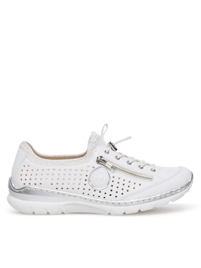 Rieker Sneakers Rieker L3296-82 Alb