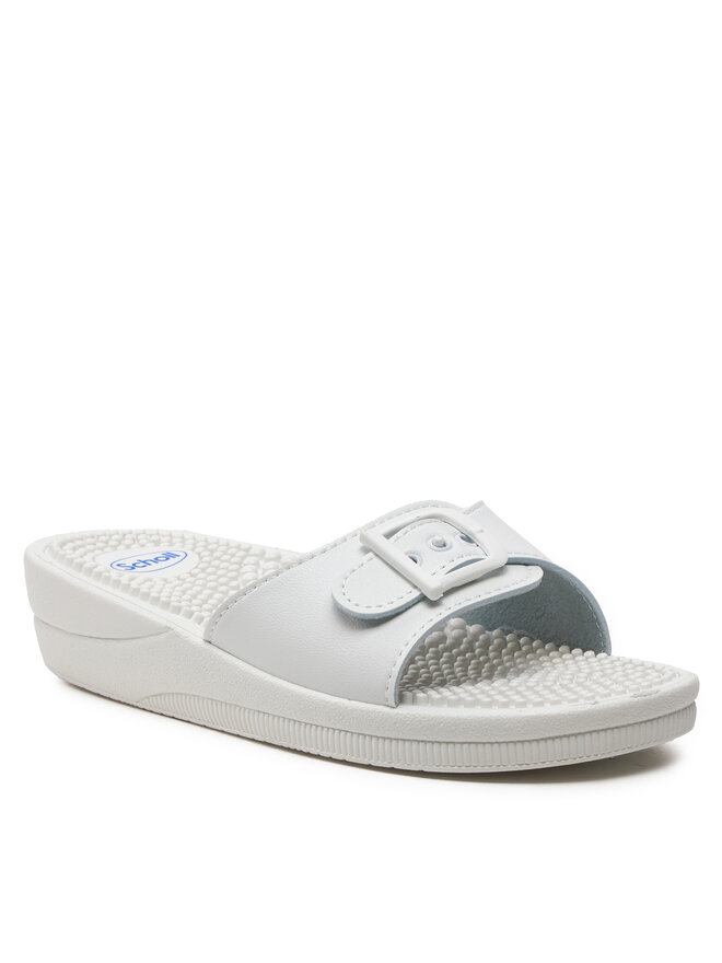 Scholl Klapki Scholl New Massage F20054 1065 360 Biały