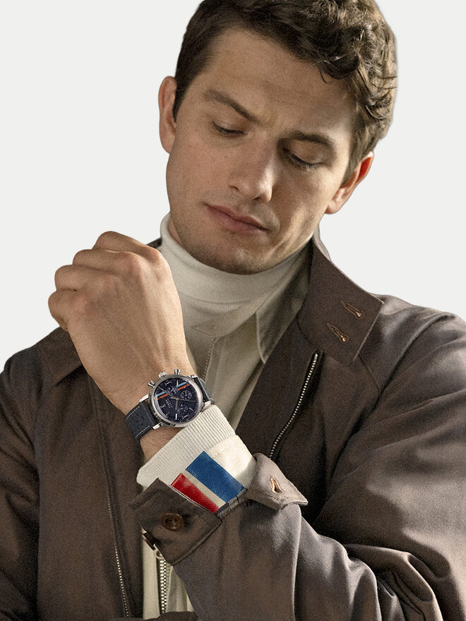 Timex Pulkstenis Timex Marlin® Chronograph TW2W99000 Sudraba