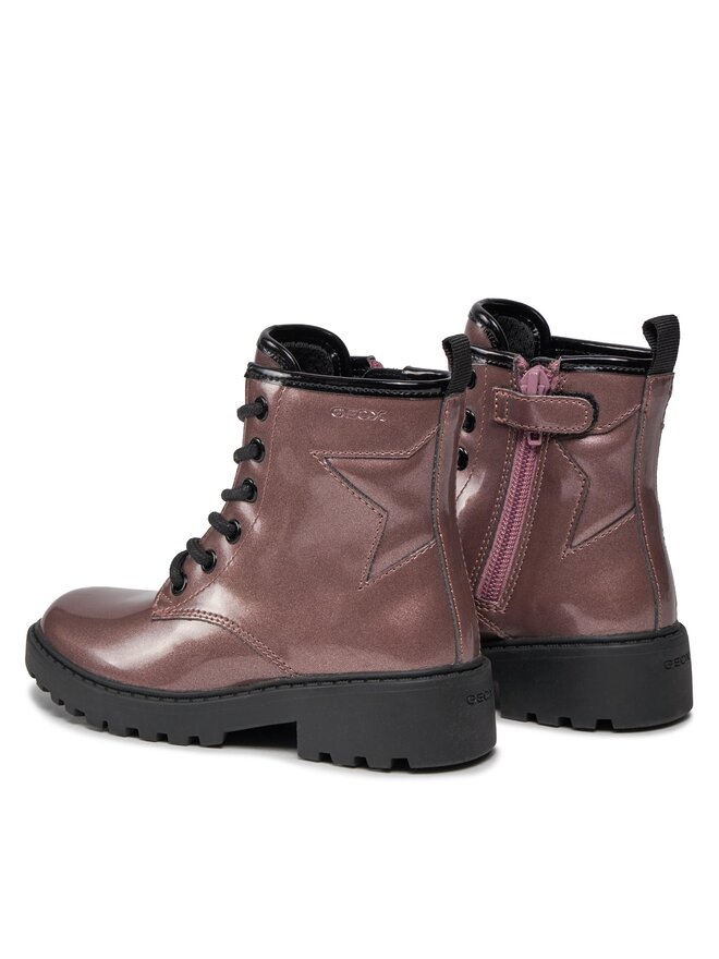 Geox Schnürstiefeletten Geox J Casey Girl J9420G 000HH C8469 S Rosa