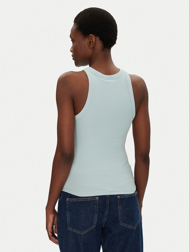 Calvin Klein Jeans Calvin Klein Jeans Top Monologo J20J225301 Blau Slim Fit