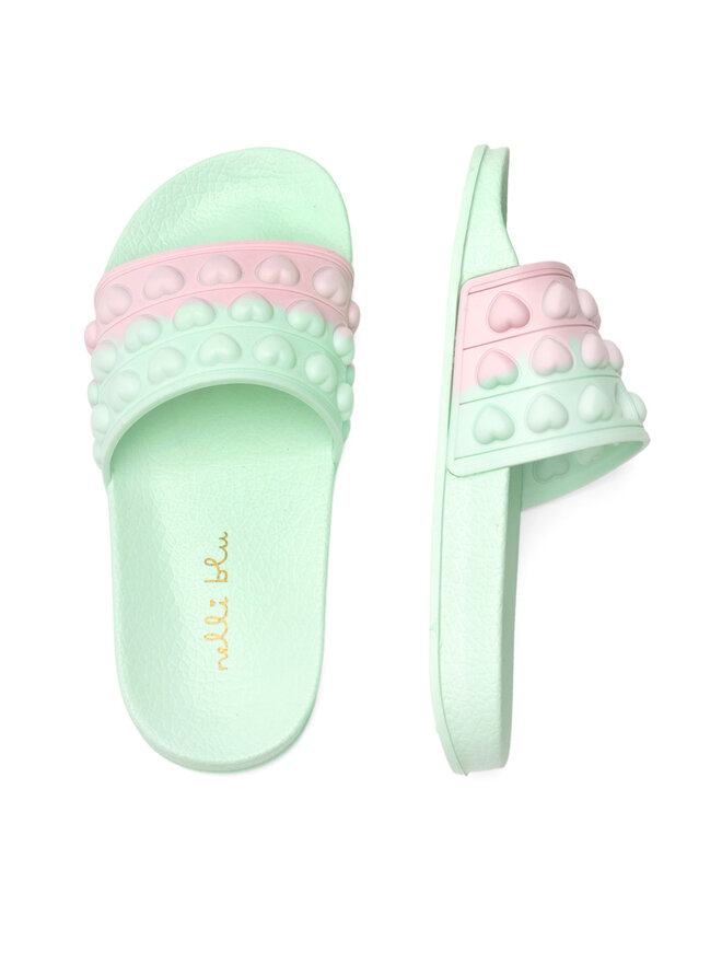 Nelli Blu Klapki Nelli Blu P2047031K Zielony