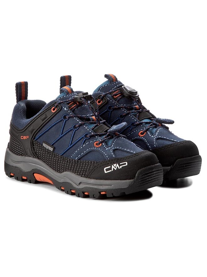 Taille 34 Rose Rigel Low WP - Rose Fluo - 34 EU - Imperméables Et Confortables Chaussures Randonnée Enfant CMP