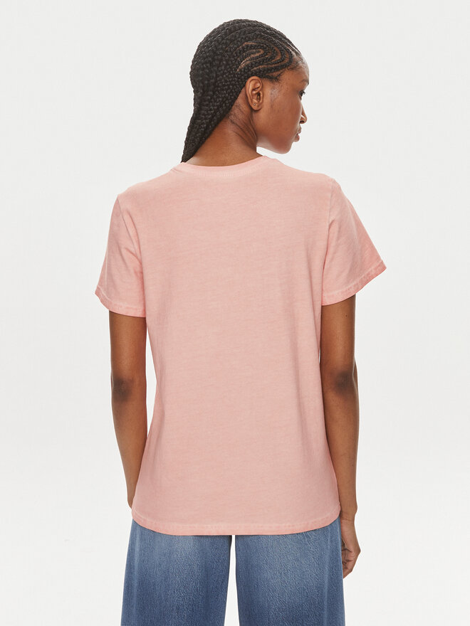 Wrangler Wrangler Camiseta 112350279 Coral Regular Fit