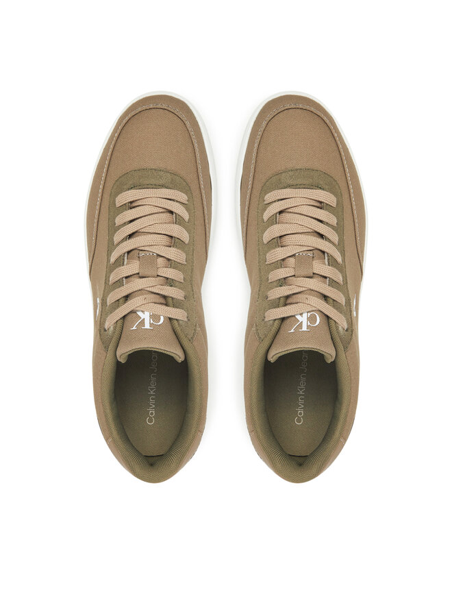 Calvin Klein Jeans Sneakersy Calvin Klein Jeans Classic Cupsole Mg Canvas YM0YM01218 Zielony
