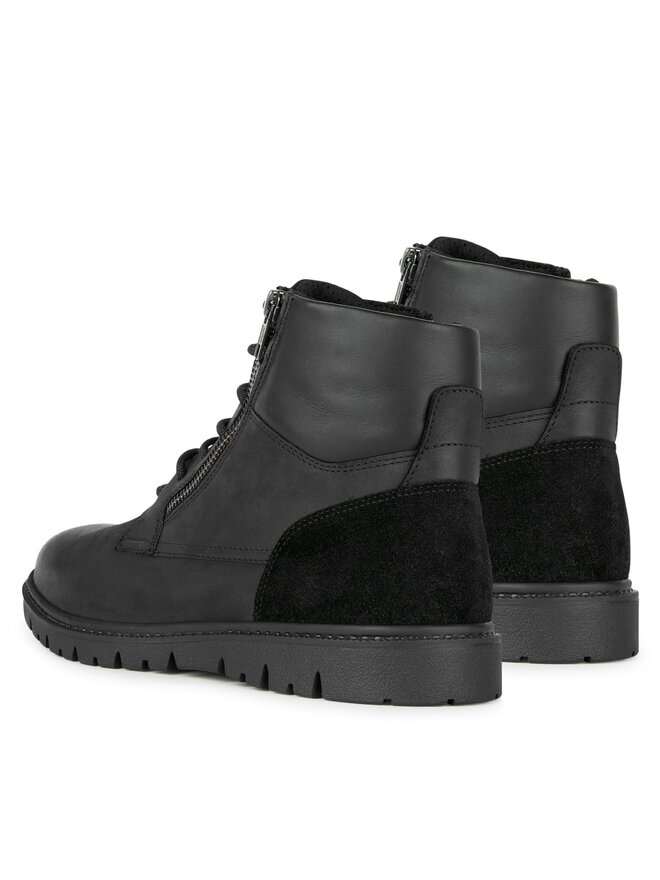 Geox Botines planos Geox U Ghiacciaio U36DGB 000CL C9999 Negro