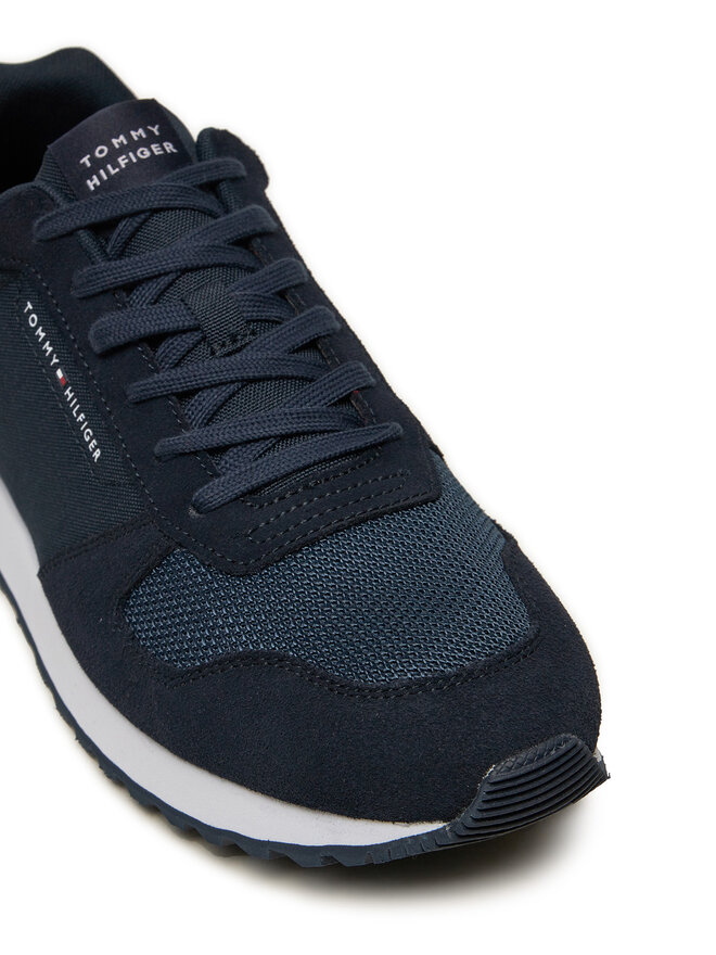 Tommy Hilfiger Sneakersy Tommy Hilfiger New Runner Eva Trainers FM0FM05454 Granatowy