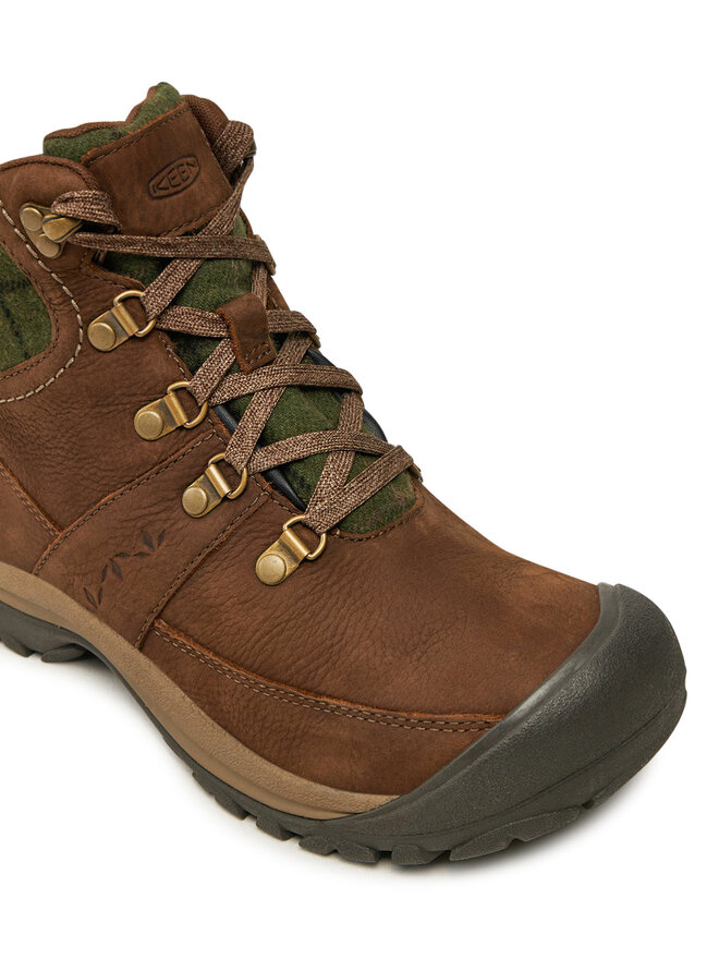 KEEN Dames Kaci 3 Winter Mid Waterdichte Wandelschoen, Zwart Staal Grijs, 40 EU