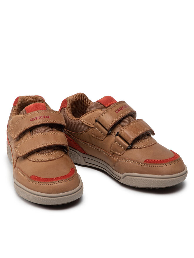 Geox J Poseido Cognac/Blue