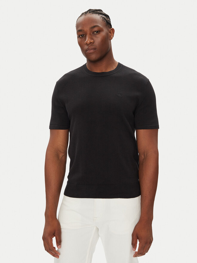 Calvin Klein Calvin Klein T-Shirt Supima LV04LC333G Μαύρο Regular Fit