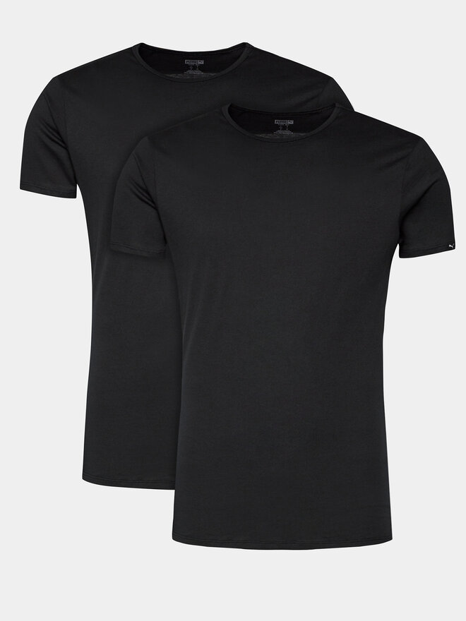 Puma Puma Набір з 2 футболок Basic 935016 Чорний Regular Fit