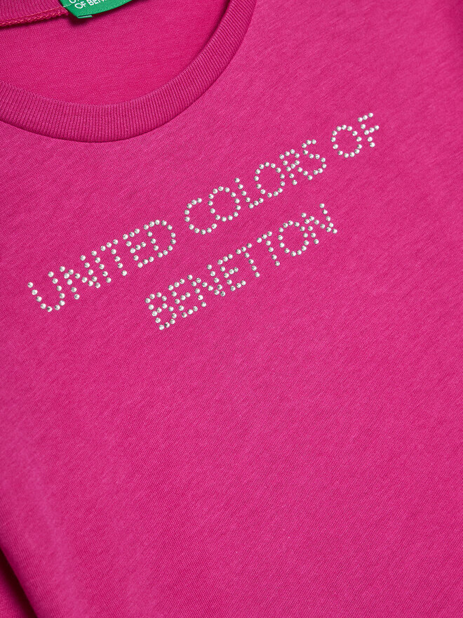 United Colors Of Benetton United Colors Of Benetton Футболка 3I1XC10JS Рожевий Regular Fit