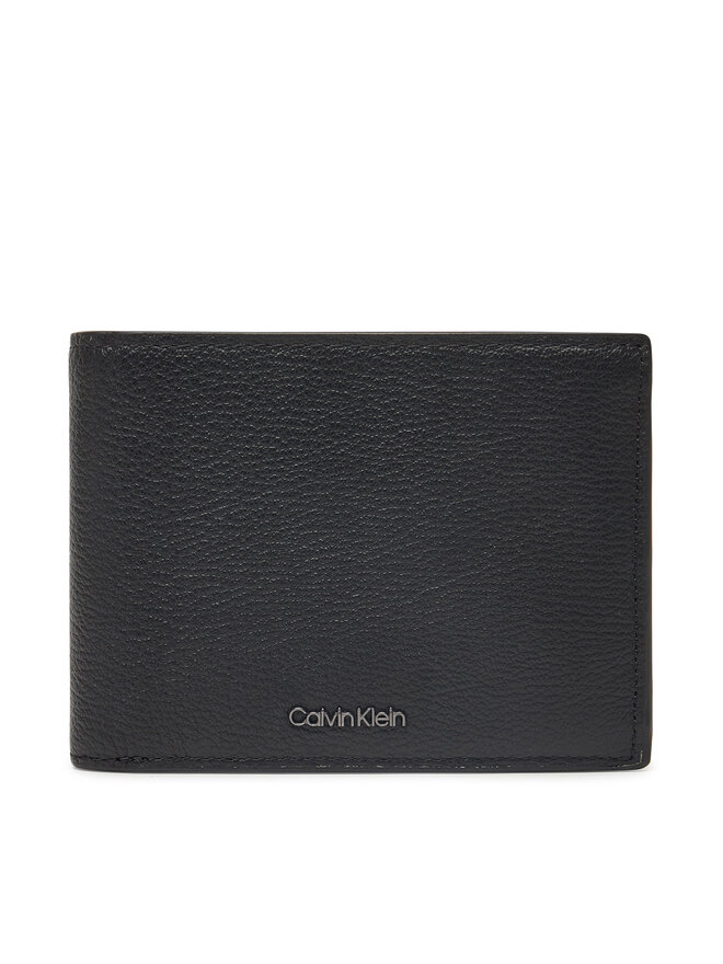 Calvin Klein Portfel męski Calvin Klein Modern Bus Trifold 10Cc W/Coin K50K512926 Czarny