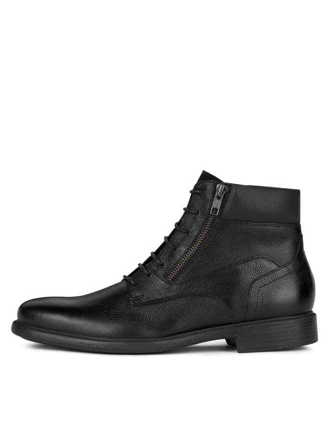 Geox Schnürschuhe Geox U Terence U367HD 00046 C9999 Schwarz