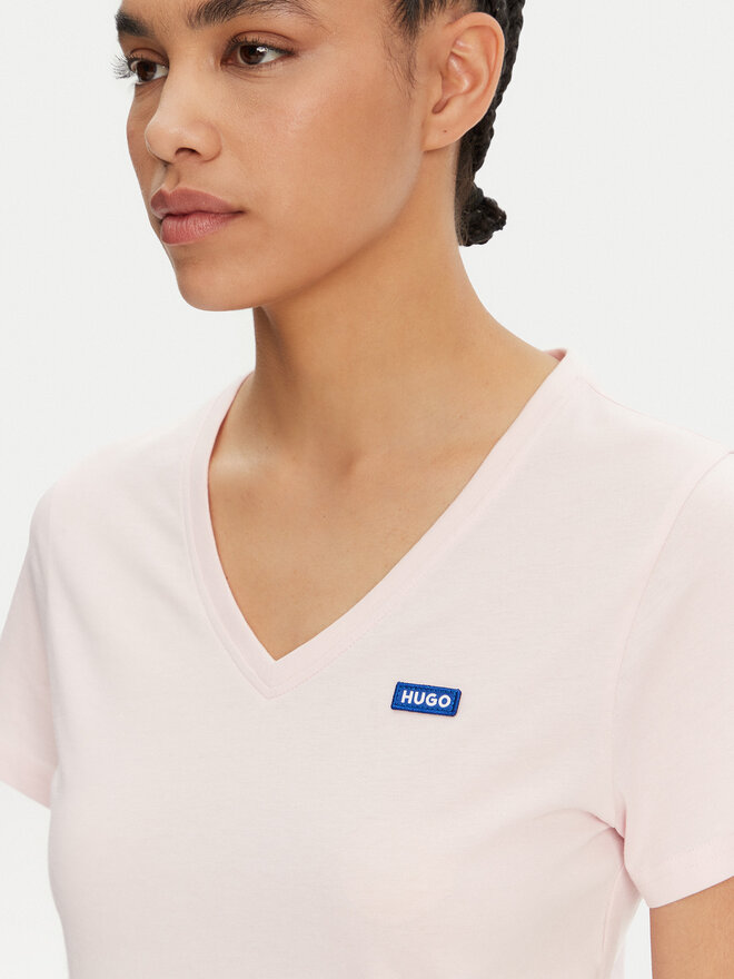 HUGO HUGO T-Shirt Classic 50513667 Rosa Slim Fit