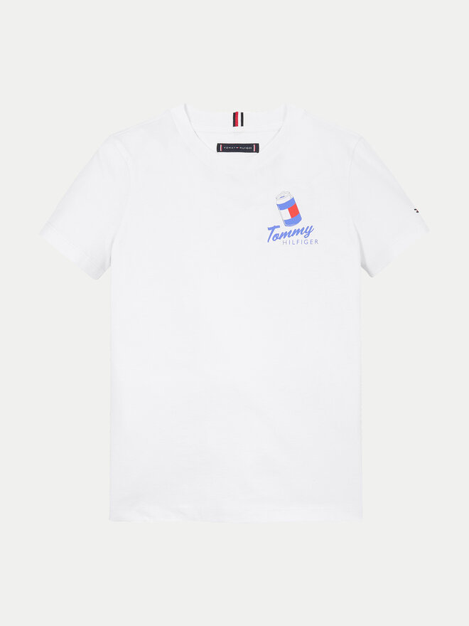 Tommy Hilfiger Tommy Hilfiger Marškinėliai KB0KB09281 Balta Regular Fit