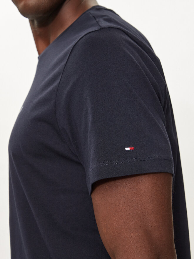 Tommy Hilfiger Tommy Hilfiger Marškinėliai UM0UM03344 Tamsiai mėlyna Regular Fit
