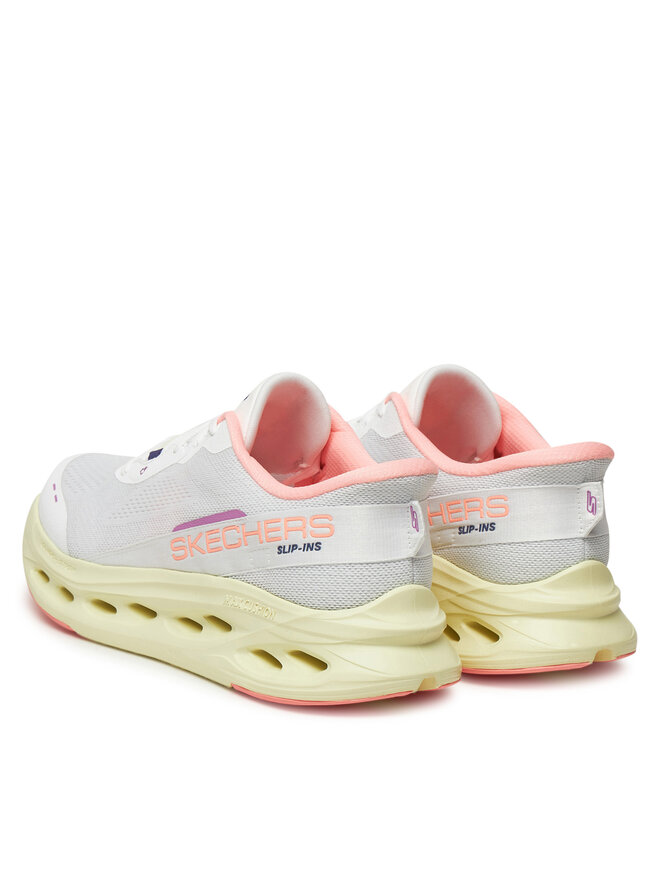 Skechers Sneakersy Skechers Max Cushioning Glide-Step-Caledonia 129400/WPK Biały