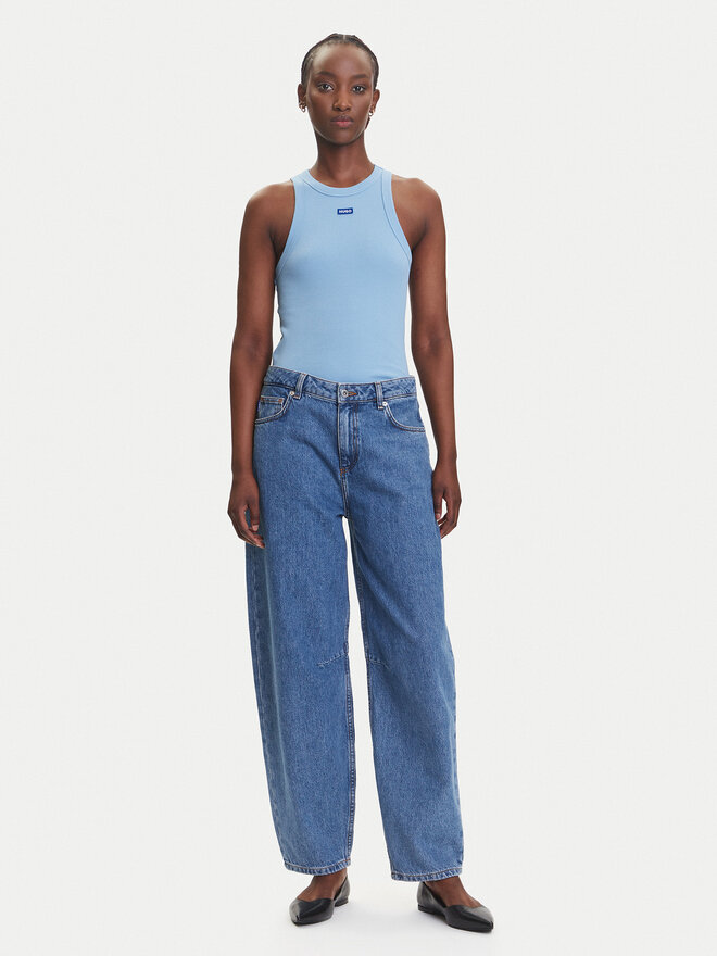 HUGO HUGO Топ Easy 50508857 Блакитний Slim Fit