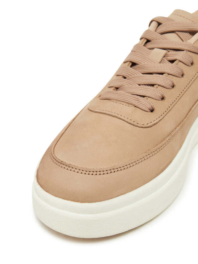 Tommy Hilfiger Sneakersy Tommy Hilfiger Modern Court Sneaker Nubuck FW0FW08462 Beżowy
