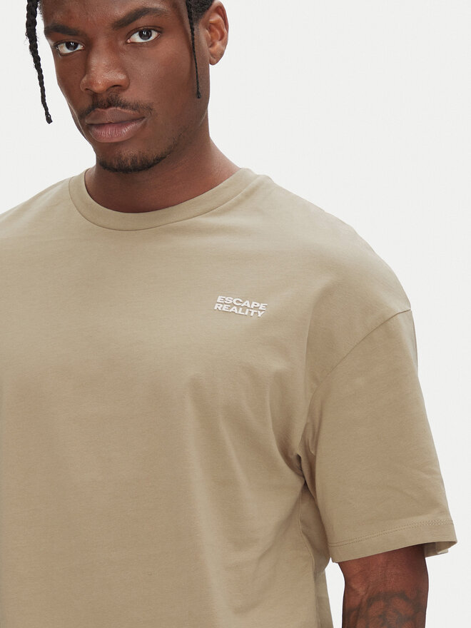 Jack&Jones Jack&Jones T-Shirt Ames 12268471 Beige Relaxed Fit