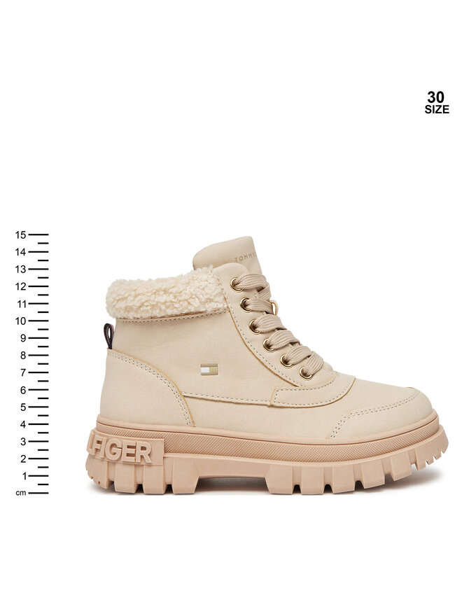Tommy Hilfiger Botas Tommy Hilfiger Lace-Up Bootie T1A5-33597-1628 S Beis