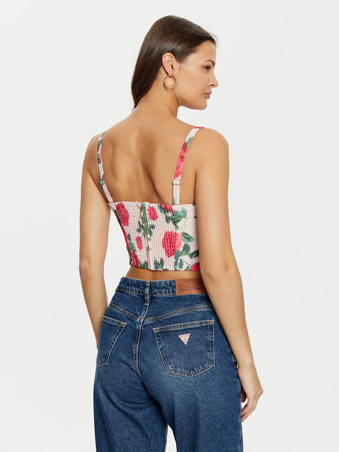 Guess Guess Top W5RH26 WGLO2 De color Regular Fit
