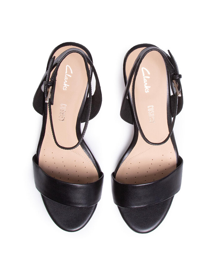 Clarks Босоніжки Clarks Amali Jewel 261478374 Чорний
