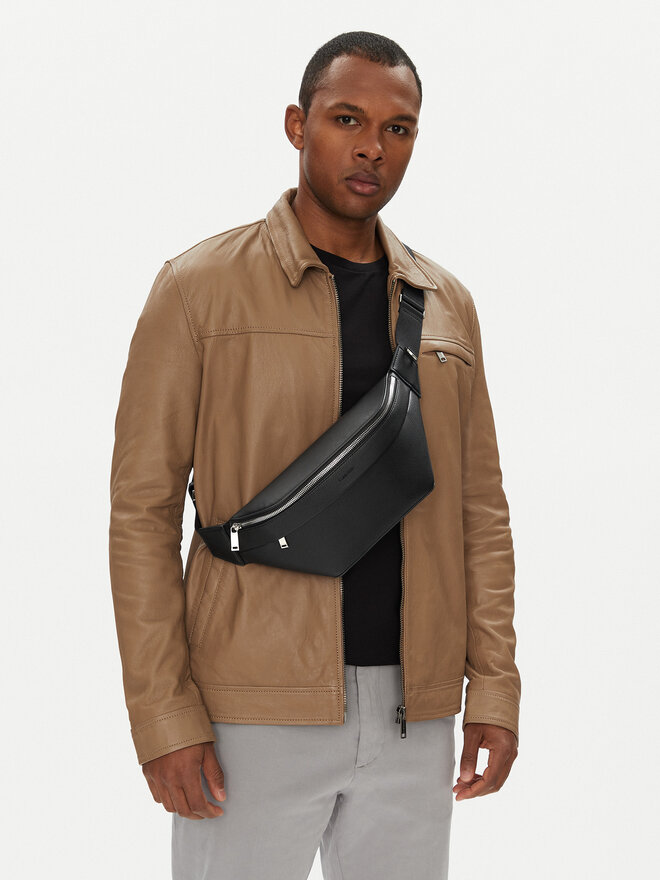 Calvin Klein Τσαντάκι μέσης Calvin Klein Micro Pebble Waistbag 38 LV04D3002G Μαύρο