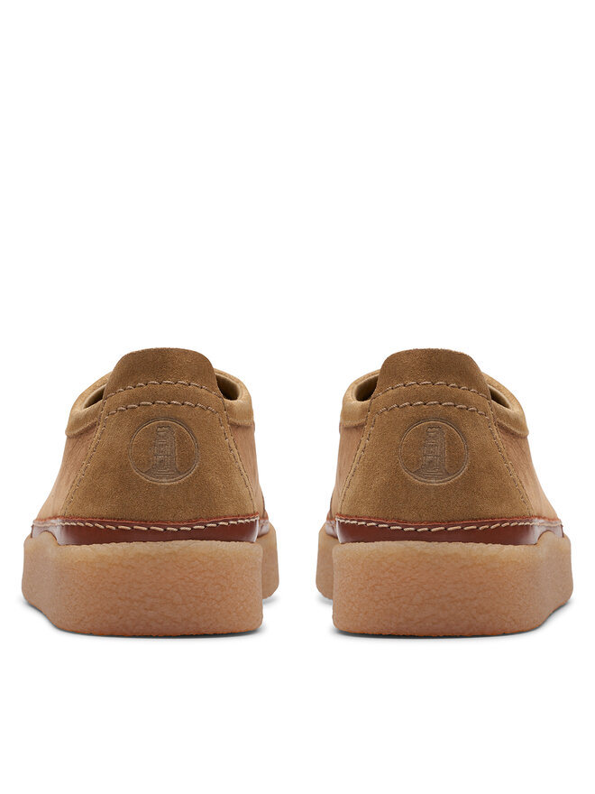 Mocasines de hombre Clarkwood Moc azul nubuck con cordones