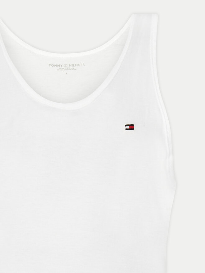 Tommy Hilfiger Tommy Hilfiger Set 3 majic brez rokavov UM0UM03387 Bela Regular Fit