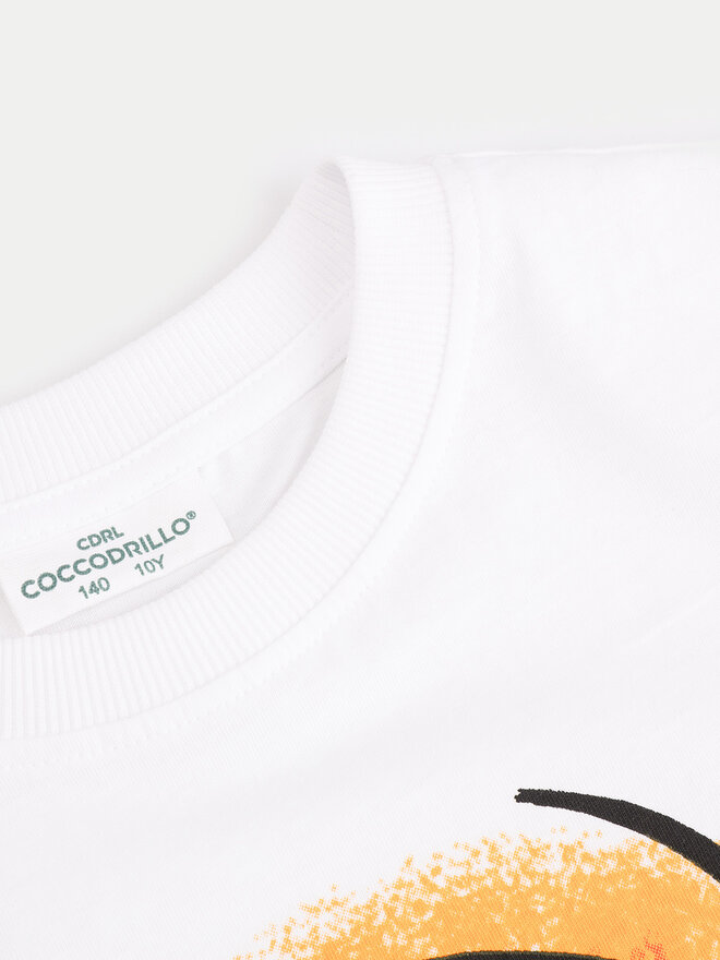 Coccodrillo Coccodrillo T-Shirt ZC4143213VBA Λευκό Regular Fit