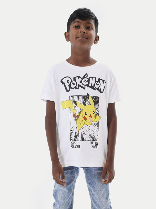 NAME IT NAME IT T-Shirt 13225938 Λευκό Regular Fit