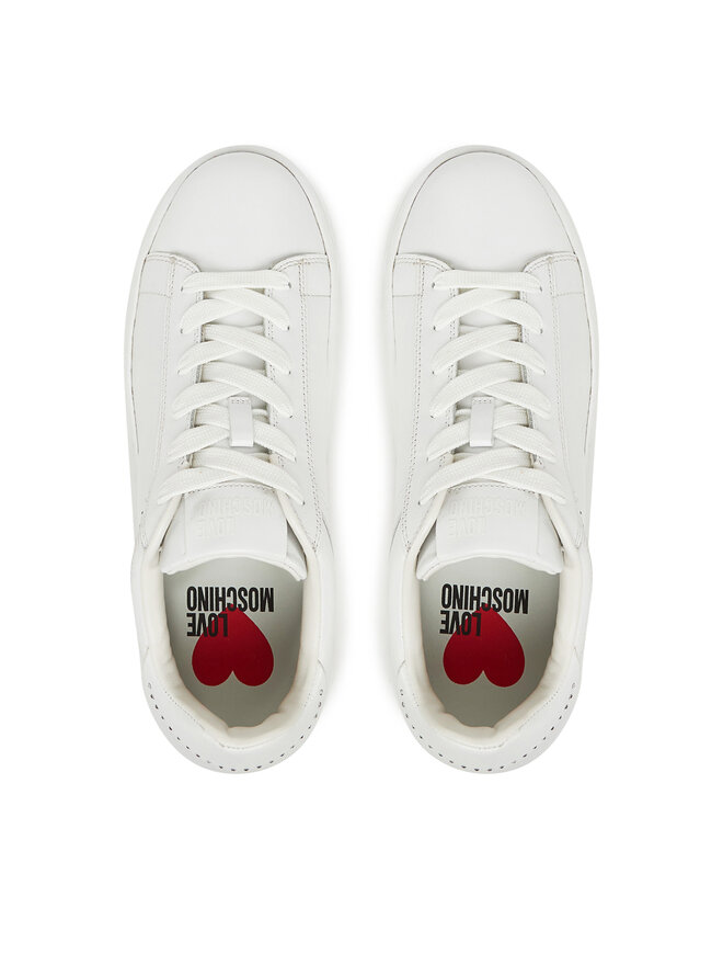 LOVE MOSCHINO Sneakersy LOVE MOSCHINO JA15535G0MIA0100 Biały