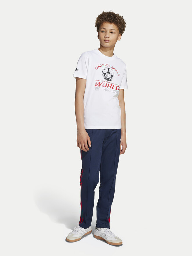 adidas adidas Футболка Graphic JV7694 Білий Regular Fit