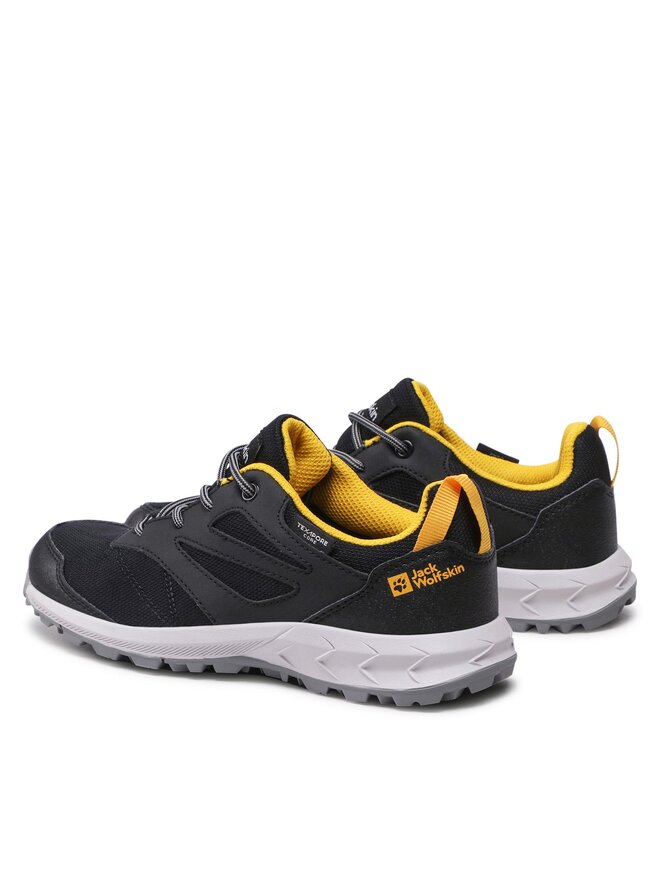 Jack Wolfskin Туристически Jack Wolfskin Woodland Texapore Low K 4042162 Черен