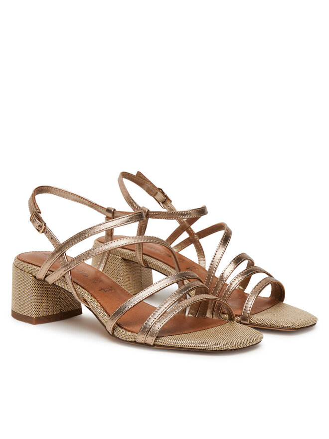 Tamaris Sandały Tamaris 1-28211-42 Złoty