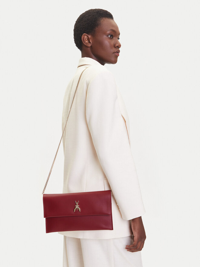 Patrizia Pepe Handtasche Patrizia Pepe CB5460/L011 Dunkelrot