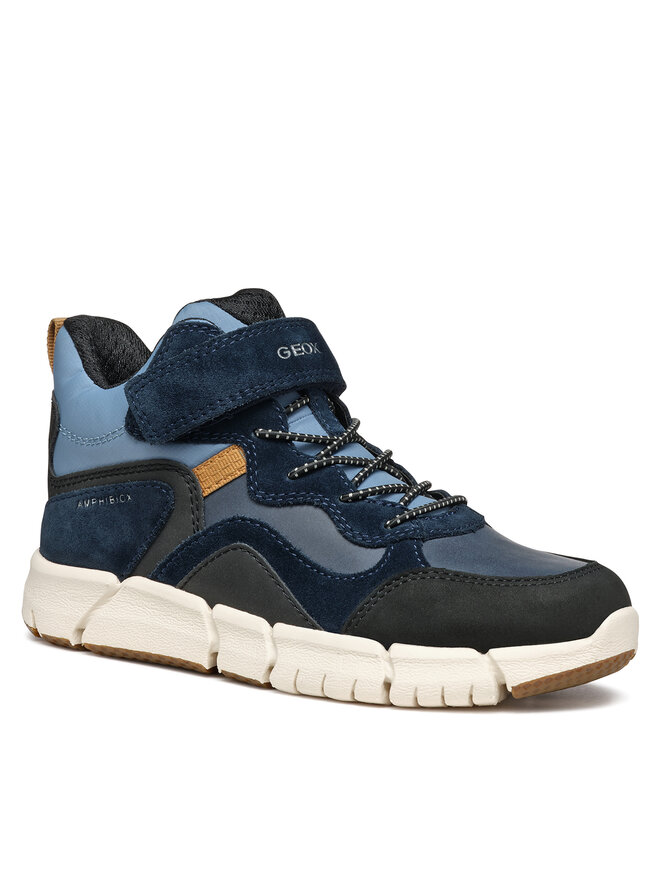 Geox Schnürschuhe Geox J Flexyper Boy B Abx J269XA 0ME22 C0693 M Dunkelblau