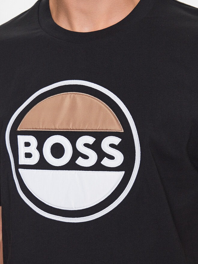 BOSS Boss Marškinėliai 50496223 Juoda Regular Fit