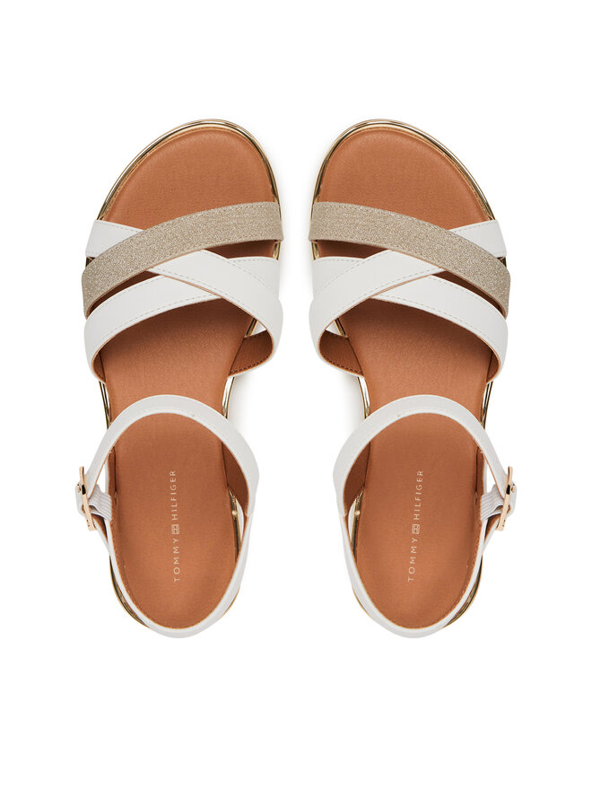 Tommy Hilfiger Sandale Tommy Hilfiger T3A2-33779-0273X S Alb