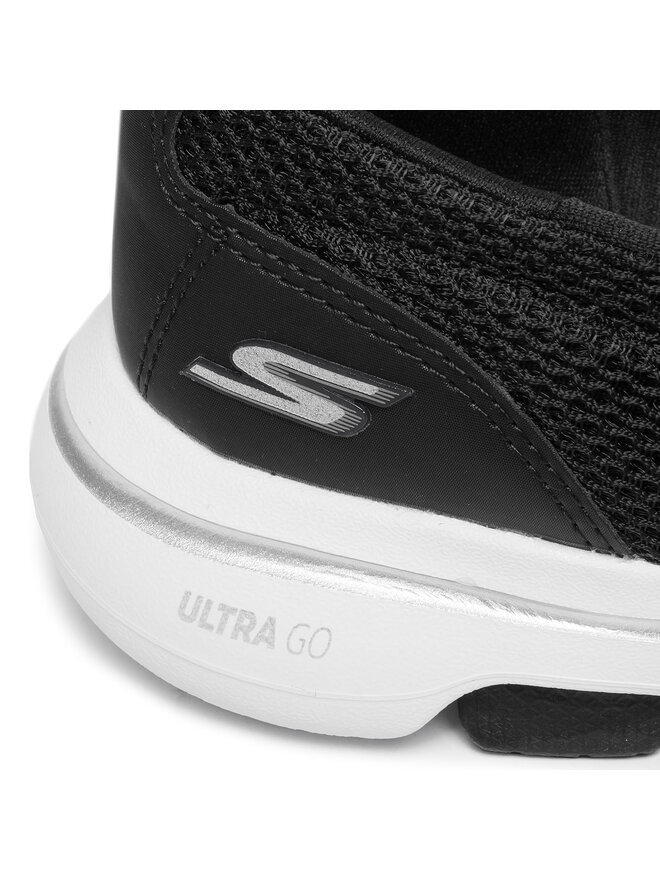 Skechers Κλειστά παπούτσια Skechers Go Walk 5 15901/BKW Μαύρο