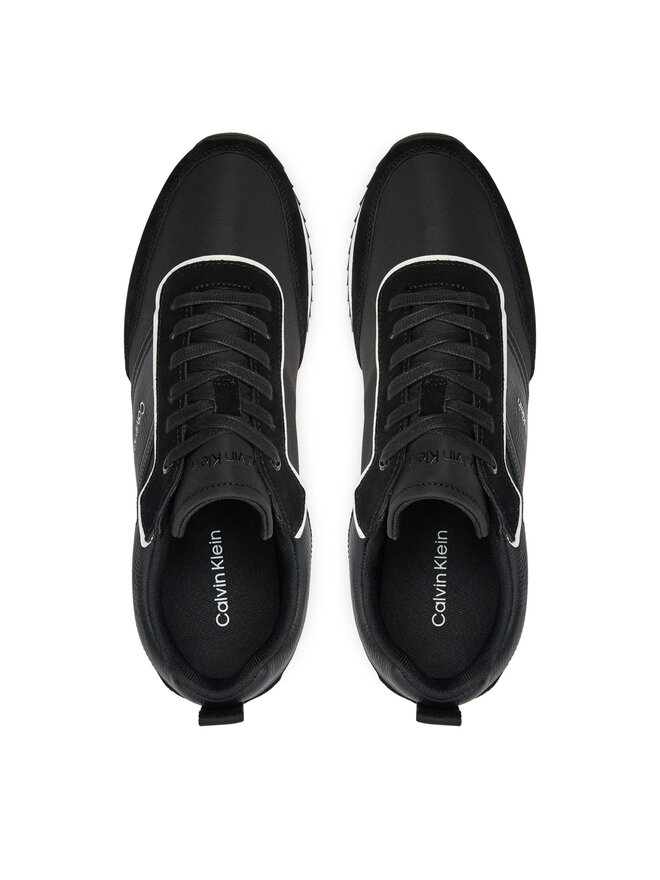 Calvin Klein Αθλητικά Calvin Klein Low Top Lace Up Mix HM0HM01554 Μαύρο