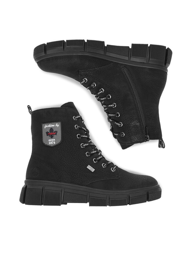 Rieker Schnürschuhe Rieker CEO-X3410-00 Schwarz