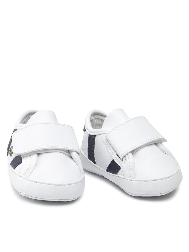 Lacoste Сникърси Lacoste Sideline Crib 0121 1 Cub 7-42CUB0001042 Бял