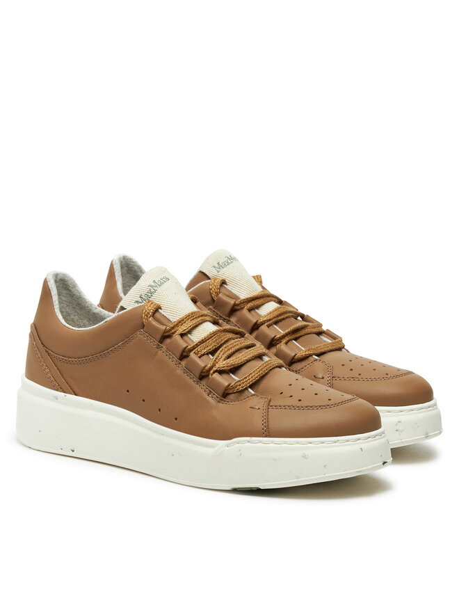 Max Mara Sneakersy Max Mara PUFFYGREEN 2424766172650 Brązowy