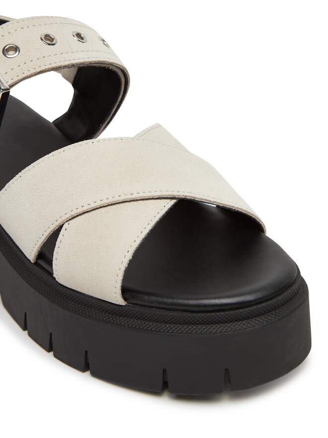 HUGO Босоніжки HUGO Kris_Sandal_BKSD 50541753 Écru